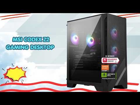 MSI Codex Z2 Gaming Desktop – High-End Gaming Affordable – REVIEW