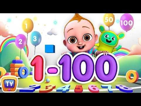 1 to 100 Numbers Song with Exercise - Baby Taku’s World - ChuChu TV Nursery Rhymes for Infants