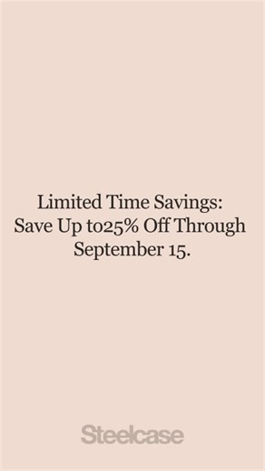 Back to work or back to school? Make it comfortable with Steelcase ergonomic desk chairs at 18% off! Use code FALL18 and enjoy ergonomic excellence in your home! | Steelcase