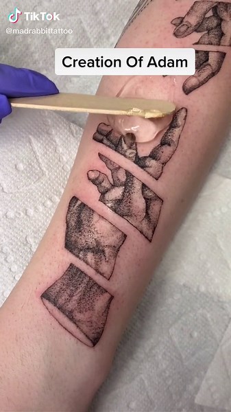 Creation of Adam Tattoo Inspiration by @DREA