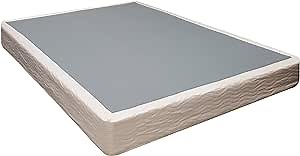 Greaton Easy Wood Box Spring with Simple Assambly, Full XL, Beige