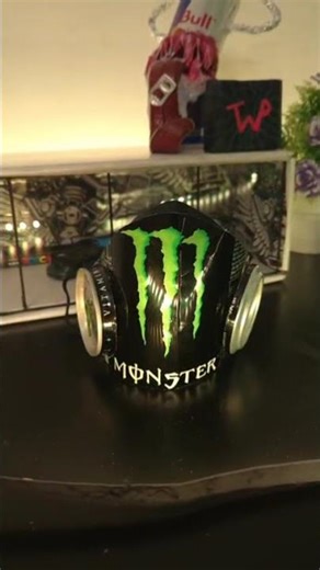 DIY Monster Can To Mask #shortfeed #viral #monster #diy
