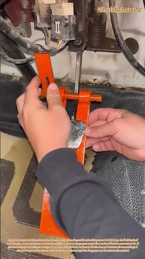 Sécurité personnalisée : installation d'un verrou de pédale de frein fait maison