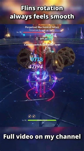 Flins Rotation is TOO Smooth #genshinimpact #edit #genshinshorts #genshin #abyss