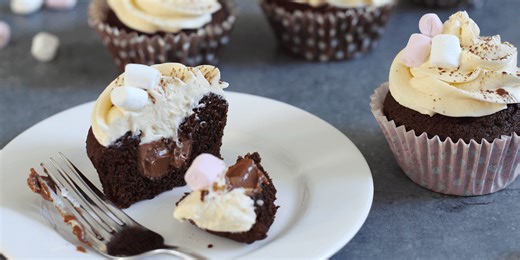 How to make hot chocolate cupcakes
