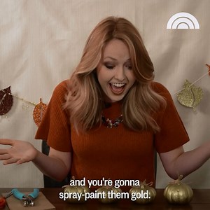 You’ll never guess what we turned a flower pot and serving tray into! (Hint: Thanksgiving centerpiece.) | Today Show