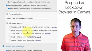 Canvas: Accessing the LockDown Browser
