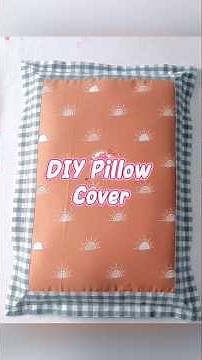 DIY Pillow Cover Tutorial 🌞 Easy and cute home decor idea #tips #sewing #tricks