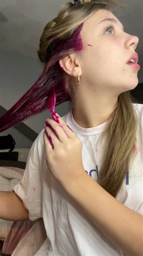 pink again! #pinkhair #hairdye #loveit #fyp