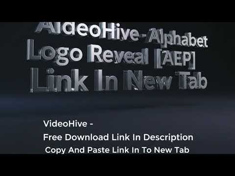 VideoHive – Alphabet Logo Reveal [AEP] Free Download #VideoHive #VideoHive2026 #VideoHiveLates