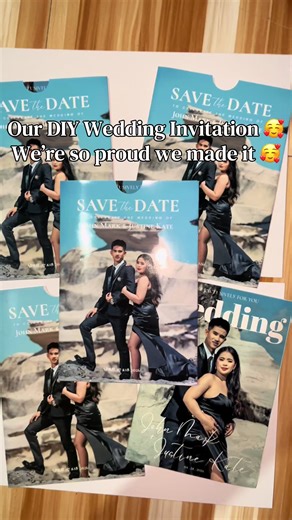 DIY Wedding Invitation: Make Your Own Magazine Style