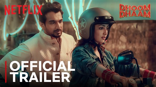 Shaadi ki pehli raat, aur saath mein ek unexpected baraat 💃💥 Watch Dhoom Dhaam, out 14 February, only on Netflix! Yami Gautam Dhar Pratik Gandhi Eijaz Khan #RishabSeth #JyotiDeshpande #AdityaDhar #LokeshDhar #B62Studios #JioStudios Panorama Music #AarshVora #SiddharthVasanity #ShivkumarPanicker #MonicaBalsara #SiddhantKaushal #ShorPolice Clinton Cerejo #BiancaGomes #SanjeevkumarNair | Jio Studios