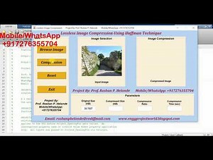 Huffman Based Lossless Image Compression Using Matlab Project With Source Code