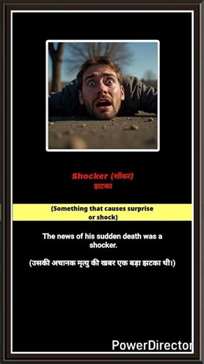 Shocker meaning in Hindi ,Vocabulary for SSC #vocabulary #ssccgl #sscchsl #shorts