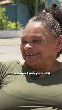 Dona Maria José decided to go back to school after a lifetime of work 🥹📚