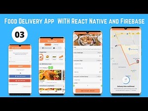 Food Delivery App - React Native And Firebase : #3 User Log in Screen
