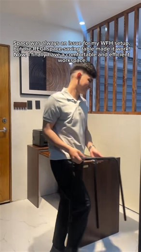 46K views · 162 reactions | POV: Functional table na, space-saver pa.  #RegiSpaceSavingTable #PrecisionHome #SpaceSavingTable #Furniture #FurnitureMaker #CustomFurniture #FoldableTable #WfhTable | Precision Home | Facebook
