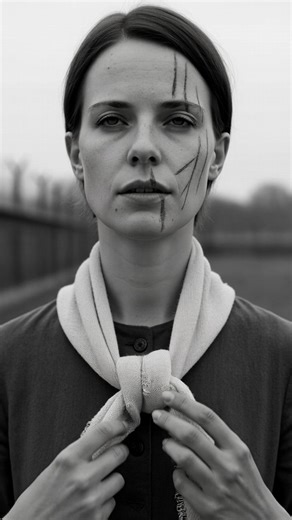 The Scarf She Wore Like a Medal When the Ravensbrück concentration camp was liberated in 1945, survivors carried visible and invisible scars. One woman’s wounds came from defiance — for daring to say, “We are not animals.” Her torn scarf became a symbol not of shame… but of resistance. Some victories are quiet. But they echo for generations. #ww2 #WWII #historylovers #fypシ゚viralシfypシ゚ #viralvideochallenge #reelsviralシ #fblifestyle #WWIIHistory #Remembrance #Ravensbruck #NeverForget #HistoryReels