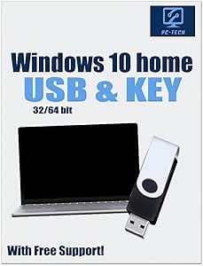 Bootable USB Install and Activation Key for Windows 10. Fix Repair and Restore PC, Laptop and Desktop. Activation Key and USB Install Included. Free Technical Support! [Software_Key_Card]…