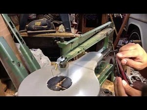 Central machinery scroll saw repair 1