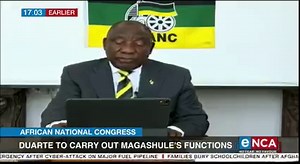 While Ace Magashule is suspended, his deputy Jessie Duarte will take over the Secretary-General's role. #DStv403 | eNCAnews