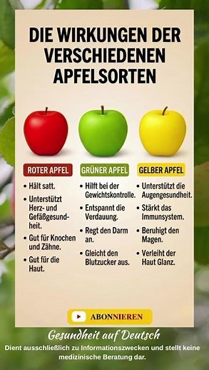 Welche Apfelsorte passt zu dir? 🍎🍏🍋