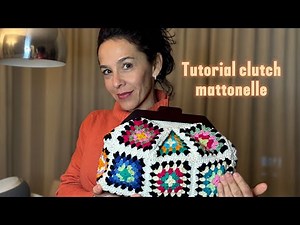 Tutorial borsa clutch mattonelle granny ‪@Hobbyperline‬