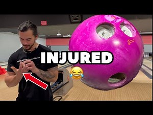 Bowling with the WORLDS LARGEST FINGER HOLES (dumb)