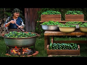 Winter Prep: Pickling Cucumbers the Traditional Way ❄️