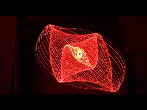 Sand, light pendulums-Lissajous patterns-part two // Homemade Science with Bruce Yeany