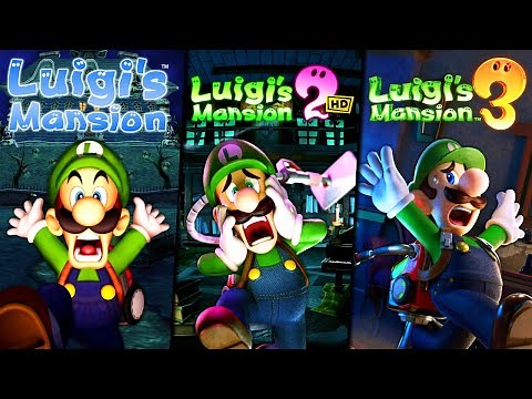 Luigis Mansion Trilogy (Switch) - Full Game Series | 100% Walkthrough No Damage Gameplay
