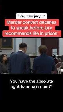 Murder Convict Declines To Speak Before Jury Recommends Life In Prison