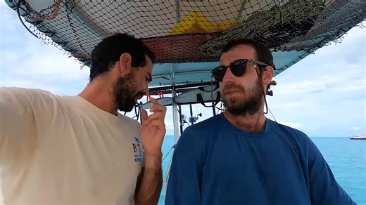 Spearfishing with the boys and we caught a giant mackerel