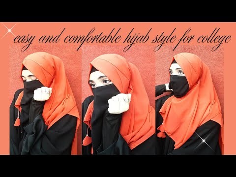 Easy & Comfortable Hijab Style for College & Outing | Simple Modest Everyday Tutorial”