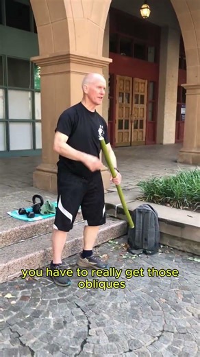 Use your obliques on this drill - Rick Fowler Systema