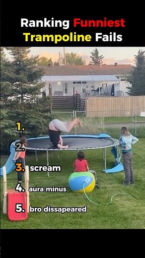 RANKING THE FUNNIEST TRAMPOLINE FAILS