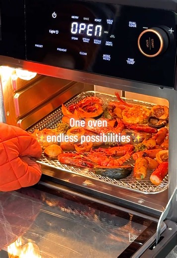One oven, endless possibilities. ✨ #foodtictok#airfryer #steamoven #ounin