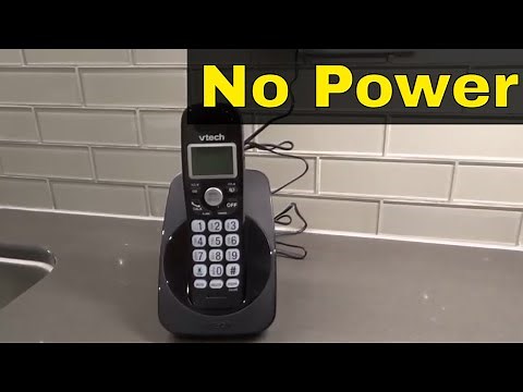 Vtech Cordless Phone With No Power At Base-Easy Fixes-Tutorial