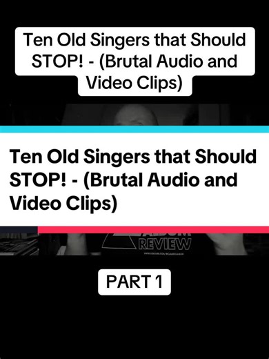 Ten Old Singers Who Should Quit Now