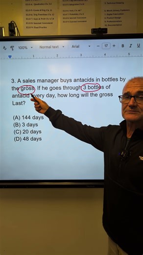 Do you Know what a gross is? ASVAB Arithmetic Reasoning Practice #asvab