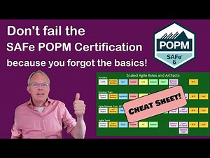 SAFe POPM Certfication cheat sheet