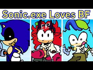 FNF SONIC.EXE HITTING ON BF?! + Lyrics Cutscene (Fetus Deletus Demo) Vs Zesty (Too Gay)
