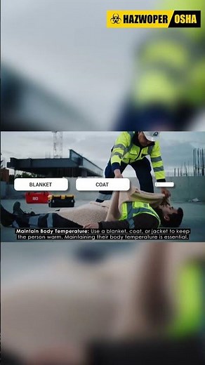 First Aid for Burn Shock, SAVE A LIFE TODAY #workplacesafety #safetytraining #safetyculture