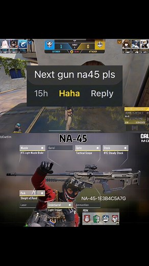 1.4K views · 942 reactions | NA-45  attachment & gameplay #callofdutymobile #evansalamanca #boomstick #NA45 #loadout | Evan Salamanca | Facebook