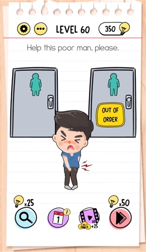 Brain Test Level 60 Walkthrough: CAN YOU SOLVE IT? 🧠💡 #shorts #braintest