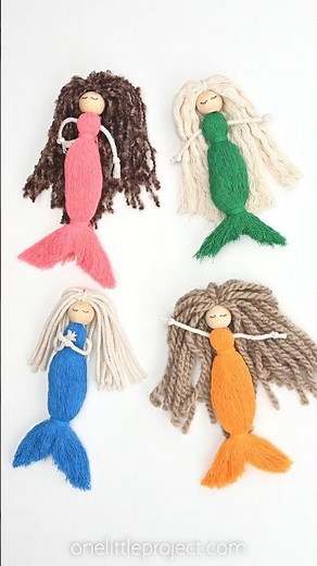 Macrame Mermaid Craft🧜🏻‍♀️ 🐚