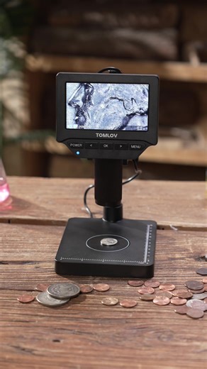 Must-have for the pro collectors leveling up! Weighing microscope. #tomlov #microscope #magnifier #coin #magnifying #magnifyingglass #giftideas #coincollector #coincollection #coincollecting #coins #2025