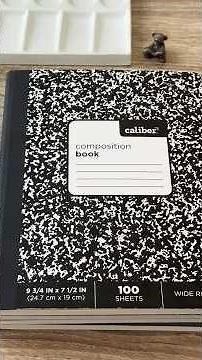 Best inexpensive composition notebooks to use with fountain pens 🖋️ #pen #notebook #fountainpen