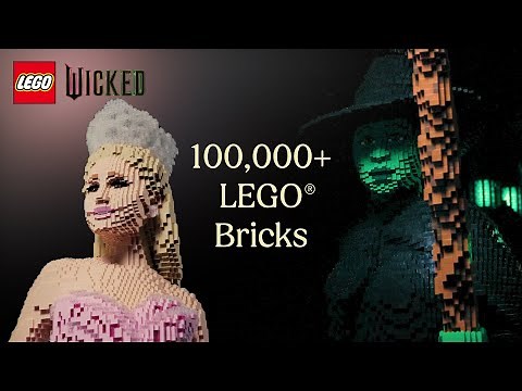 LEGO® Wicked: Elphaba and Glinda BIG BUILDS! 🩷💚