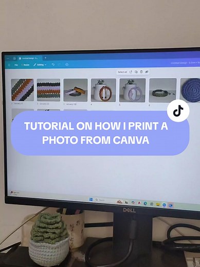 Canva Tutorial: Printing Photos for Monthly Spread